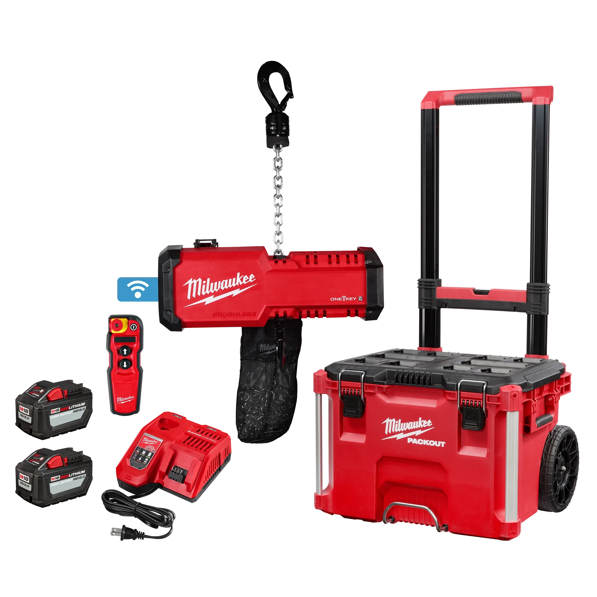 Polipasto eléctrico inalámbrico 1 tonelada M18™ compacto con ONE-KEY™ - Imagen 2